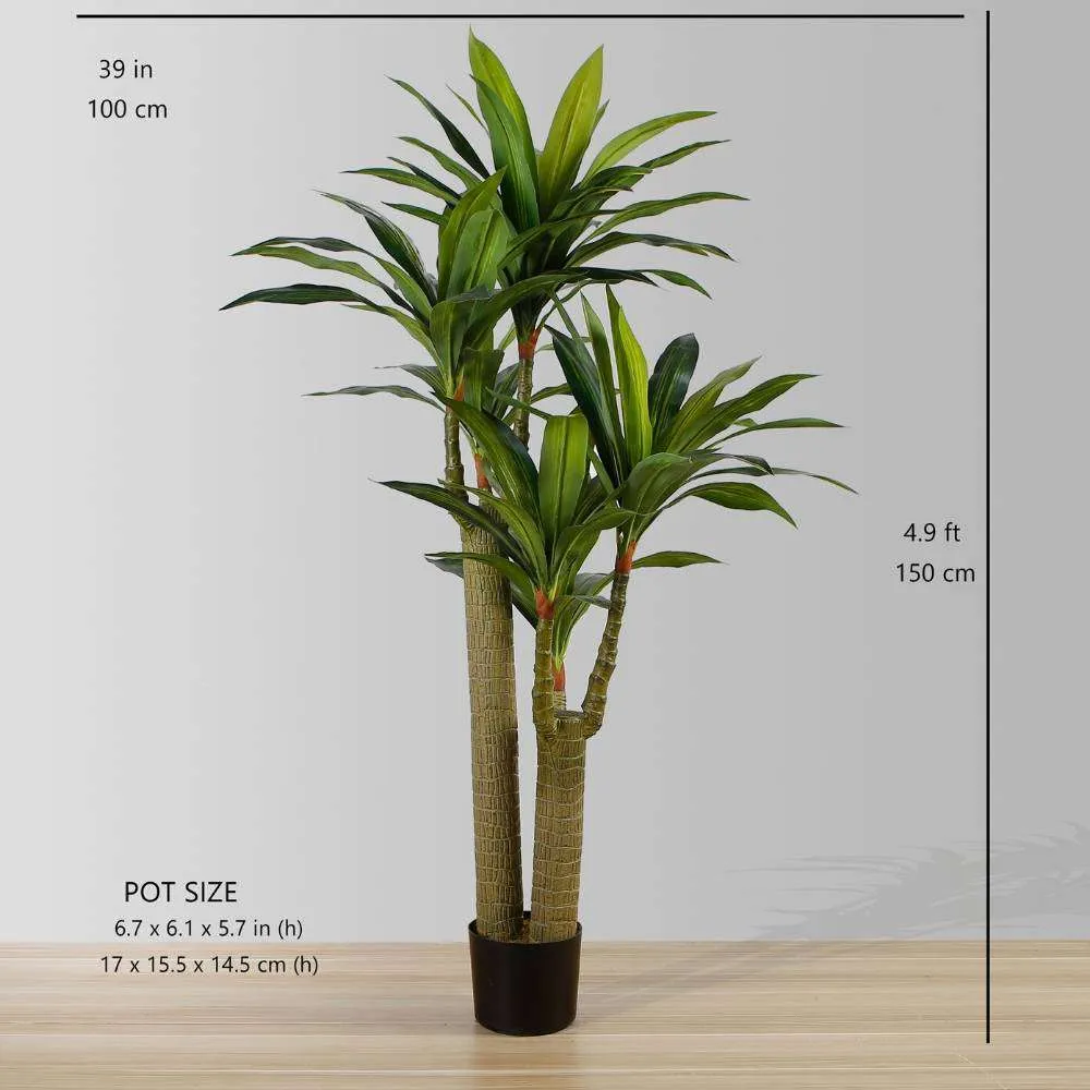 مصنع مصطنع لشجرة Draecena Tree Potted (أحجام متعددة)